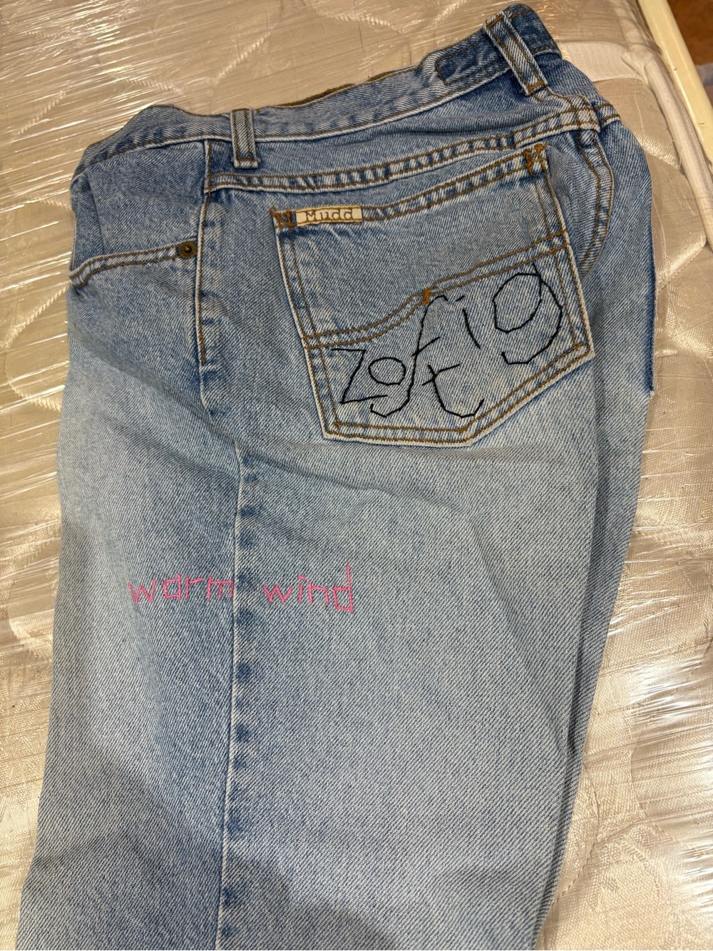 6 pairs juniors size medium: Embroidered Pocket,